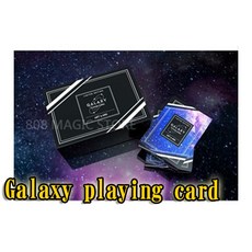 808魔術道具店 花切 Galaxy 撲克牌：宇宙銀河星空主題，花切專用，超美無牌點設計, 1個