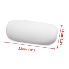 욕조 머리받침대 호텔 반신욕 목 베개 호텔 용품, A_화이트 270x130x65x35mm, 1개