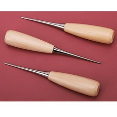 둘픽 부자재 나무 송곳 봉제 의상 마크라메 송곳, 3개, 단일