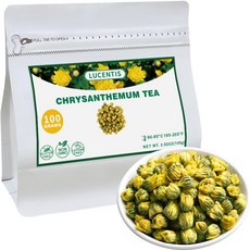 태국_건조국화_ 100g | 화차 리프 타입 | 카페인 함유, 1