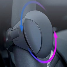 혜와영 차량용 핸들보조 핸들봉 핸들커버, 블랙