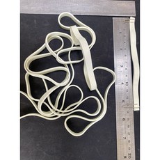 【HY】#40 白色橡皮筋7mm (1kg/包) 通用包材固定/封口文具/小物打包, 1個, 天然白色橡皮筋, 白色