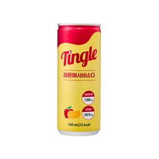 Tingle 레몬애사비소다, 250ml, 15개