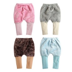 Augelute 寶寶長褲 彈力羅紋 舒眠絨保暖褲 92016