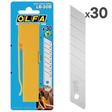 OLFA 올파 18mm 대형 커터 날 LB-30B 30개입 1set