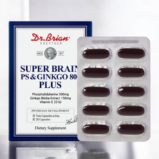 닥터브라이언 슈퍼브레인 포스파티딜세린징코 800플러스X2통30일, 2개