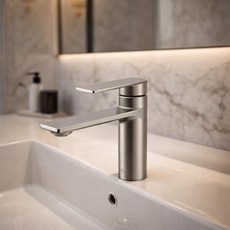 대림바스 니켈무광 세면수전 원홀수전 DLL4210, 1개