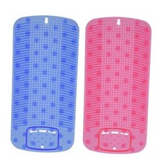 실리콘 흡착식 미니 빨래판 가정용 욕실 벽면 부착 손빨래 애견발세척 욕실용품