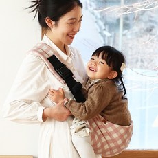 디망디 멜리 아기 사이드 힙시트 (6개월~20kg까지), 핑크체크