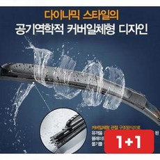 와이퍼 차량 앞유리 빗물 하이브리드 교체 용품 비 눈 세척, 상세페이지 참조