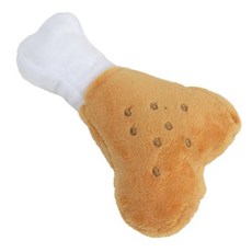 강아지 봉제 애착인형 닭다리 봉제장난감 쥬쥬베, 1개