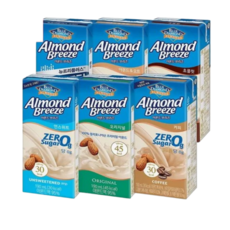 아몬드브리즈 6종중 오리지널/언스위트/커피/프로틴/아몬트오트/초콜릿 48팩 (2종 골라서 주문요청), 48개, 190ml