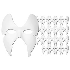 [메잌미] 종이탈 가면 만들기 아일렛끈, 20개, 나비탈