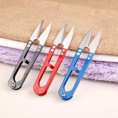 수예용 미니재단가위 바느질 실자르기 도구, 색상랜덤