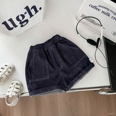 台灣熱賣2025夏季兒童牛仔短褲時尚百搭男童褲子夏季新款女童牛仔褲洋氣薄