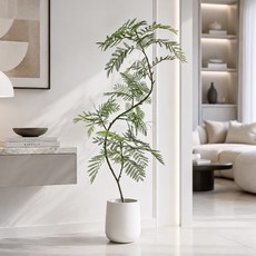 居家森林系藍花楹1.8公尺室內大型仿真植栽, 綠, 1個