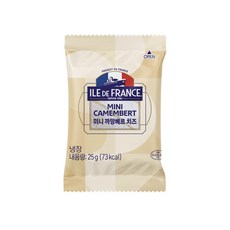 일드 프랑스 미니 까망베르 치즈, 7개, 25g