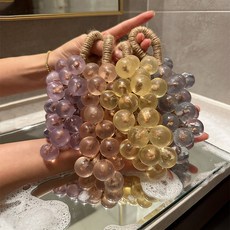 수제비누 인테리어소품 보석비누 크리스탈 데코 비누 욕실꾸미기 아로마향, 1개, 달콤한 트로피컬-핑크색-선물 상자 포장