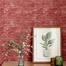 자이디 폼블럭 2.5m 이음새없는 폼블럭, 마블레드브라운 2.5M, 1개