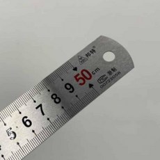 작업자 측정자 50cm 가구사이즈 스테인레스자 철자 스틸, 1개, 기본