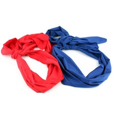 케이원스포츠 씨름샅바 세트(청색+홍색) 아동용/성인용, 대(성인용)