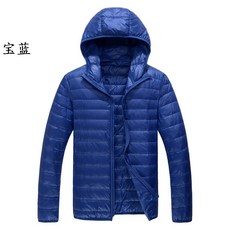 LARGE STORE 極輕素面羽絨連帽外套