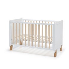 桃園小太陽 KUKU 酷咕鴨 PLUS 原木嬰兒床寢具組 床墊, 嬰兒床