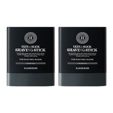 바버501 울트라 슬릭 쉐이빙 스틱 차콜, 16g, 2개