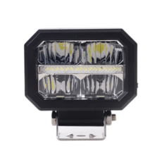 LED 30W雙色日行燈 黃光 白光 防水 照射燈 12V24V 工作燈 車頂燈 爆閃燈, 1個