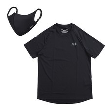 UNDER ARMOUR 短袖圓領T恤+時尚口罩