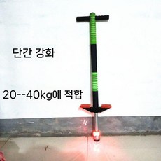 스카이콩콩 성인 운동 점핑 점프 높이뛰기 피트니스 유산소 스카이점프, A. 녹색 40kg, 1개