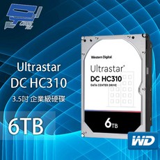 昌運 WD 6TB 3.5吋企業級硬碟 HUS726T6TALE6L4 WUS721206BLE6L4