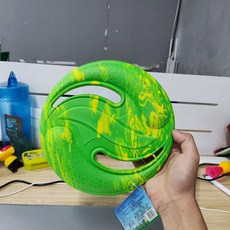 戶外兒童迴旋鏢玩具：柔軟安全迴力鏢，幼兒園運動首選，趣味飛去來器, ST5007-迷彩綠, 1個