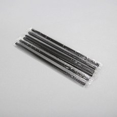 천운패키지 자바라빨대 블랙(개별포장) 1박스, 10000개