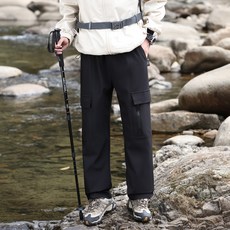 衝鋒褲運動長褲運動褲男長褲工裝褲褲子保暖褲傘兵褲登山褲休閒褲寬褲工作褲防風防水戶外男裝多口袋寬鬆機能耐磨透氣春秋闊腿大尺碼防寒