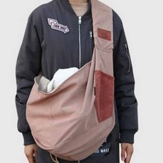 베이지 산책 앞 외출 애완동물 반려견 백 애견 기본색상 48479EA 1(ea), 1개