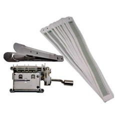 수동 오르골 DIY 악보 클립 세트 15노트 - 펀치 포함 음악 태교 취미 키트