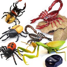 [반디] c무 전갈 RC 장수풍뎅이 거미 RC 무선조종 곤충, 색상:전갈RC, 상세 설명 참조