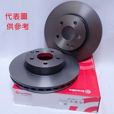 Brembo 煞車盤 適用 豐田 YARIS WISH VIOS SIENTA 後煞車盤, 1個, ALTIS 01-07年,前煞車盤/一組兩片