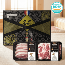 한돈선물세트 1등급 삼겹살 목살 프리미엄세트 1호 1kg, 1개