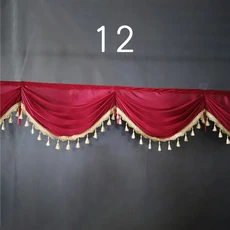 3or1m 파티 발란스 드레이프 패널 장식 배경 커튼 무대 웨딩 베일 천 웨이브 태슬, 01 1meter, 15 12