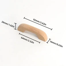 VARMSTUGA 주방 캐비닛 손잡이 나무로 가구 찬장 가구용 나무 단단한 서랍 되는, S 64mm