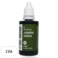 엘틴 진한 푸드칼라 초록, 50g, 2개