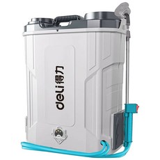 Deli 得力 20L 電動噴霧器 高壓鋰電 四開關攪拌款, 白色, 1個
