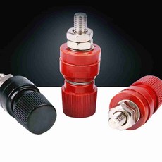 엠비아7 어스단자 바나나잭 8MM 6MM 접지터미널, 4-레드단자8mm 가 /