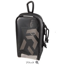 Daiwa TARPAULIN POUCH 防水手機包 觸控收納包, M(C)單層 黑 543272