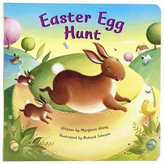 부활절 달걀 찾기 Easter Egg Hunt 조작북 풀탭북 영유아 영어 보드북 동화책 원서 그림책