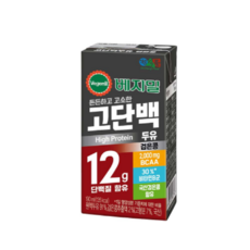 베지밀 고단백두유 검은콩 190ml x 72팩, 72개