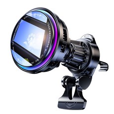 車用無線充電器 15W無線快充 半導體製冷 RGB炫彩燈光 超強磁吸 萬向調節, 磁吸半導體製冷支架【Qi2協議】, CZ