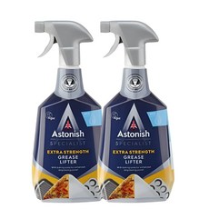 아스토니쉬 찌뜬때 기름때제거 가스레인지 인덕션 후드 조리대 스프레이 주방기구 초강력 멀티클리너 영국정품 직수입, 2개, 750ml
